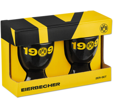 Borussia Dortmund - BVB 1909 - 2er Set Eierbecher